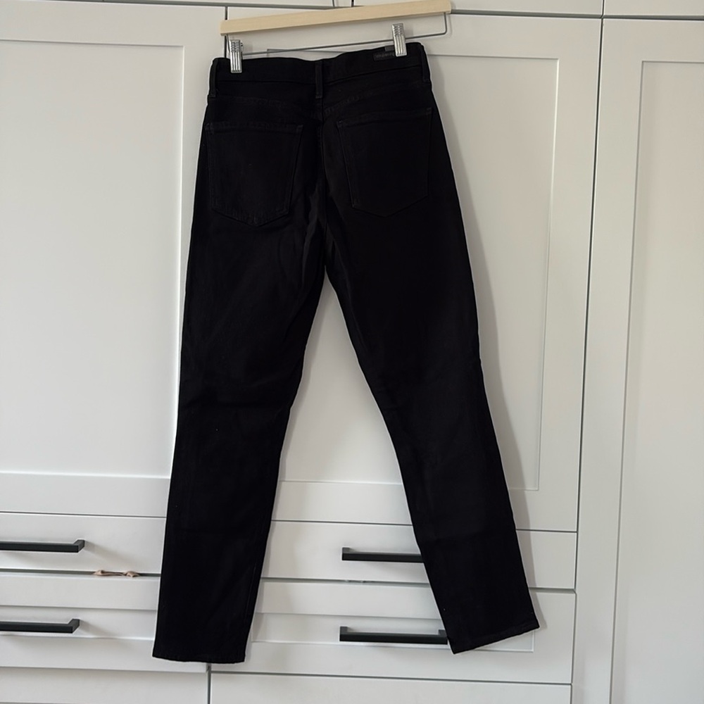Citizen Of Humanity Olivia High Rise Black Slim Jeans size 25